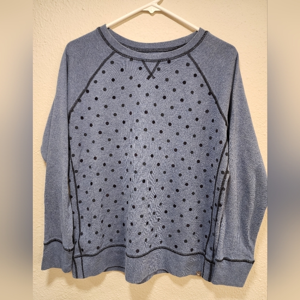 Blue Polka Dot Sweater